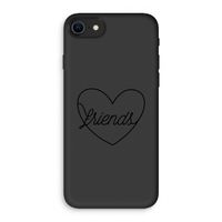 Friends heart black: iPhone SE 2020 Biologisch afbreekbaar hoesje