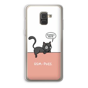 GSM poes: Samsung Galaxy A8 (2018) Transparant Hoesje
