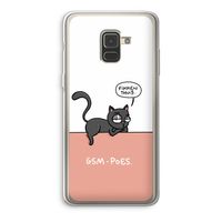 GSM poes: Samsung Galaxy A8 (2018) Transparant Hoesje