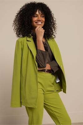 Studio Anneloes Annet Bonded Blazer 13486 Blazers 2900 Dark Lime