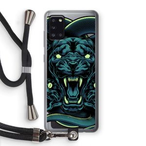 Cougar and Vipers: Samsung Galaxy A31 Transparant Hoesje met koord
