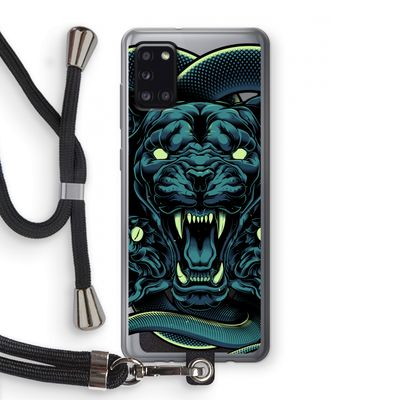 Cougar and Vipers: Samsung Galaxy A31 Transparant Hoesje met koord