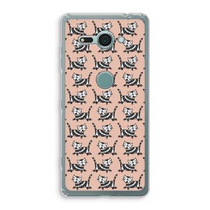 Zwarte poes: Sony Xperia XZ2 Compact Transparant Hoesje