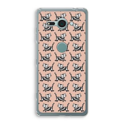 Zwarte poes: Sony Xperia XZ2 Compact Transparant Hoesje