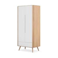 Gazzda Ena wardrobe houten garderobekast whitewash - 90 x 200 cm - thumbnail