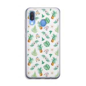 Ananas bladeren: Samsung Galaxy A40 Transparant Hoesje