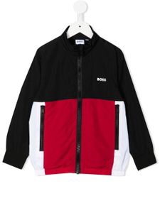 BOSS Kidswear sweat à design colour block - Noir