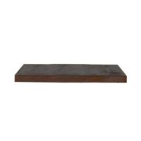 LABEL51 Eetkamertafel Tafelblad Straight Edge - Espresso - Mangohout - 120 cm Straight