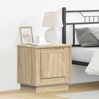 Nachtkastje met Sonoma eiken 44 x 34,5 x 45 cm Bewerkt hout