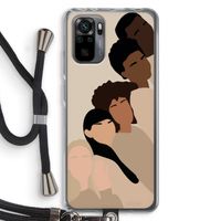 Sweet creatures: Xiaomi Redmi Note 10 Pro Transparant Hoesje met koord
