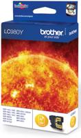 Brother inktcartridge, 260 pagina&apos;s, OEM LC-980Y, geel
