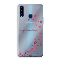 Kusjes: Samsung Galaxy A20s Transparant Hoesje Kusjes: Samsung Galaxy A20s Transparant Hoesje