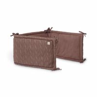 Jollein box-/bedbumper Spring knit chestnut Maat