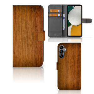 Samsung Galaxy A34 Book Style Case Donker Hout