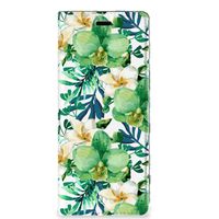 Sony Xperia 5 Smart Cover Orchidee Groen - thumbnail