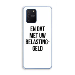 Belastinggeld: Samsung Galaxy Note 10 Lite Transparant Hoesje
