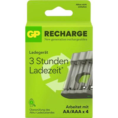 GP Akku Ladegerät USB Batterijlader AA (penlite), AAA (potlood)