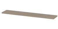 INK wandplank in houtdecor 3,5cm dik variabele maat voor hoek opstelling inclusief blinde bevestiging 180-275x35x3,5cm, ivoor eiken