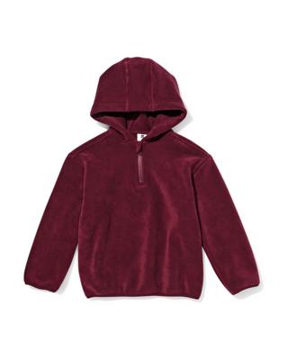 HEMA Kindertrui fleece bordeauxrood (bordeauxrood)