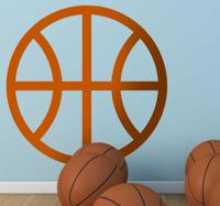 Sticker kind basketbal simpel - thumbnail