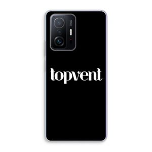 Topvent Zwart: Xiaomi 11T Transparant Hoesje