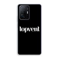 Topvent Zwart: Xiaomi 11T Transparant Hoesje