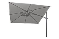 4-Seasons zweefparasol Siesta Premium 300 x 300 cm Charcoal - thumbnail