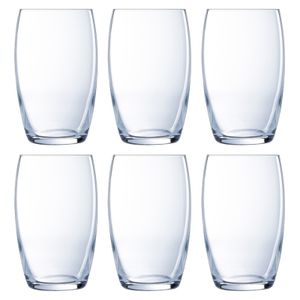 6x Stuks waterglazen/sapglazen Versailles 375 ml