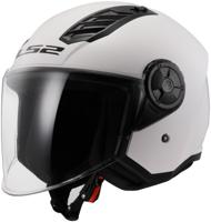 LS2 jethelm "of616 airflow ii solid" helmet airflow ii of6 solid white gr. m