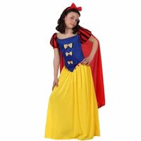 Luxe sprookjesprinses kostuum met cape 140 (10-12 jaar)  - - thumbnail
