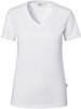 Hakro 172 Women's V-neck shirt Stretch - White - XL