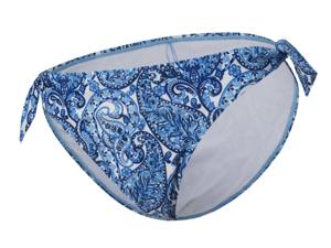 CRIVIT Dames bikinibroekje (Wit/blauw, 36)