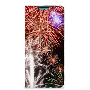 Samsung Galaxy A73 Hippe Standcase Vuurwerk