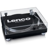 Lenco L-3809 Black direct-drive draaitafel met USB/PC encoding - thumbnail