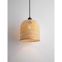 Lyora HanglampIntra zwart met bamboe kapje - 9001089