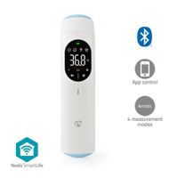 Nedis BTHTIR10WT Smartlife Infrarood Thermometer Led-scherm Oor / Voorhoofd Wit - thumbnail