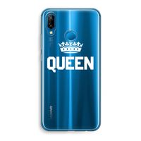 Queen zwart: Huawei P20 Lite Transparant Hoesje