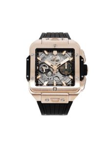 Hublot montre Square Bang Unico King Gold 42 mm - Gris