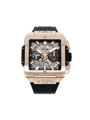 Hublot montre Square Bang Unico King Gold 42 mm - Gris