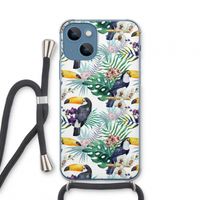 Tukans: iPhone 13 mini Transparant Hoesje met koord