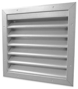Buitenmuurrooster - Grote Luchtvolumes - Staal (verzinkt) - 500 X 500mm (g74-5050v)