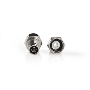 Nedis F-Connector | Male | Krimp | 7.0 mm | Zilver | 2 Stuks | 1 stuks - CSBW41916ME CSBW41916ME