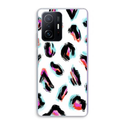 Cheetah color: Xiaomi 11T Pro Transparant Hoesje