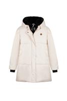 NoBell winter winterjas meisjes - beige - Belvine - lang, capuhon