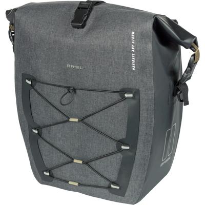 Basil enkele tas navigator storm mik hooks 25-31l zwart