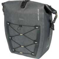 Basil enkele tas navigator storm mik hooks 25-31l zwart