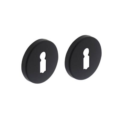 Intersteel Set van 2 sleutelrozettenTira rond zwart verdekt - 0023.318686