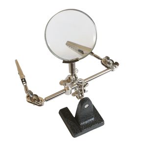 Silverline Derde hand met vergrootglas | Lens 63 mm 2,5x vergrotend - 633830