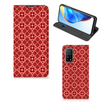 Xiaomi Mi 10T | 10T Pro Hoesje met Magneet Batik Rood