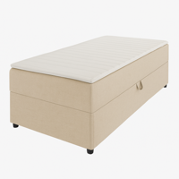 2dekans Opberg Box Links 90 x 200 Beige - incl. Matras (Niet in originele verpakking - Kans op schade)